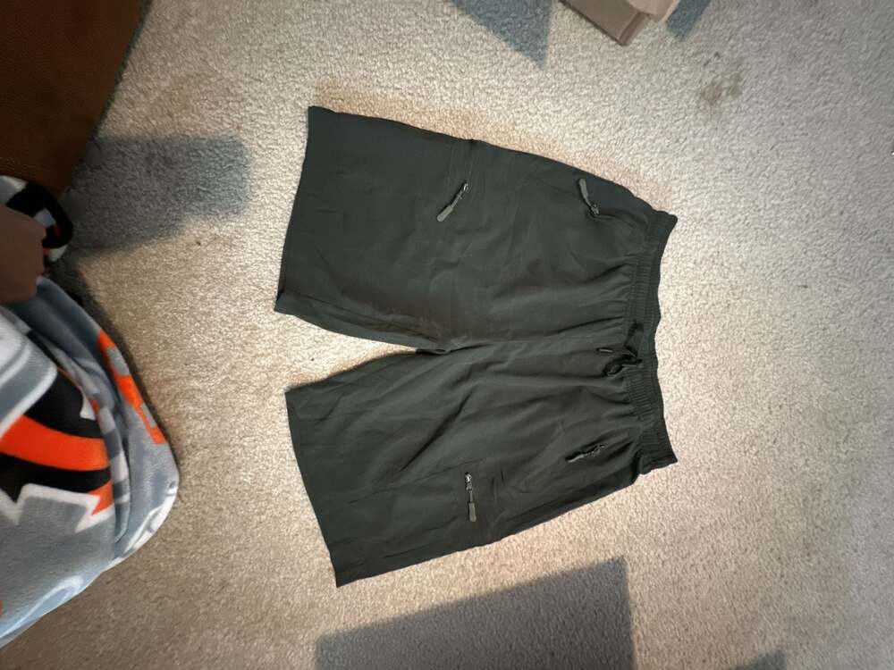 GymBrave Lightweight Quick Dry Hiking Cargo Shorts with Zipper Pockets